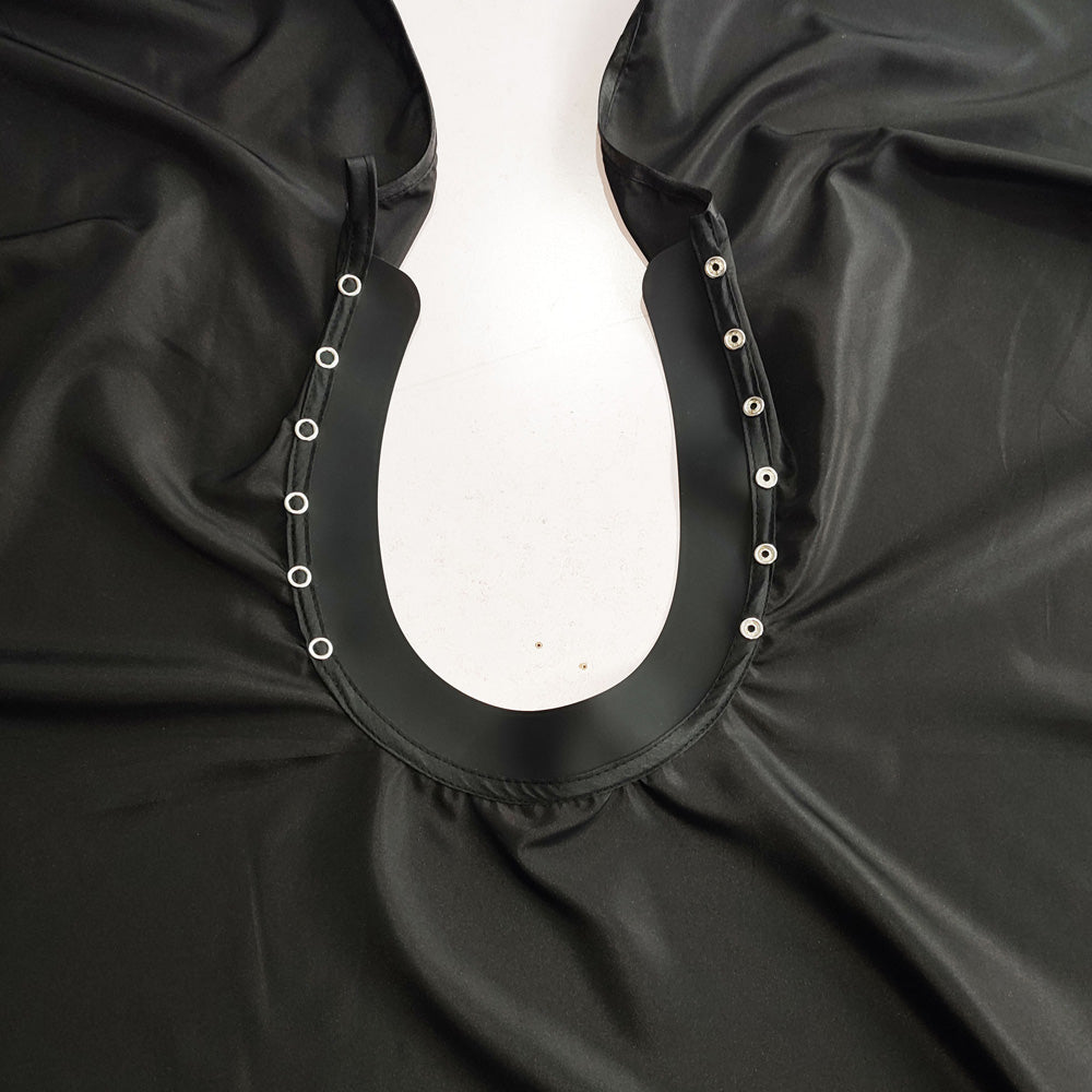 SC05-barber cape shaving cape salon Waterproof Gown Rubber Custom Barber with logo Silicone Neck Capes salontools