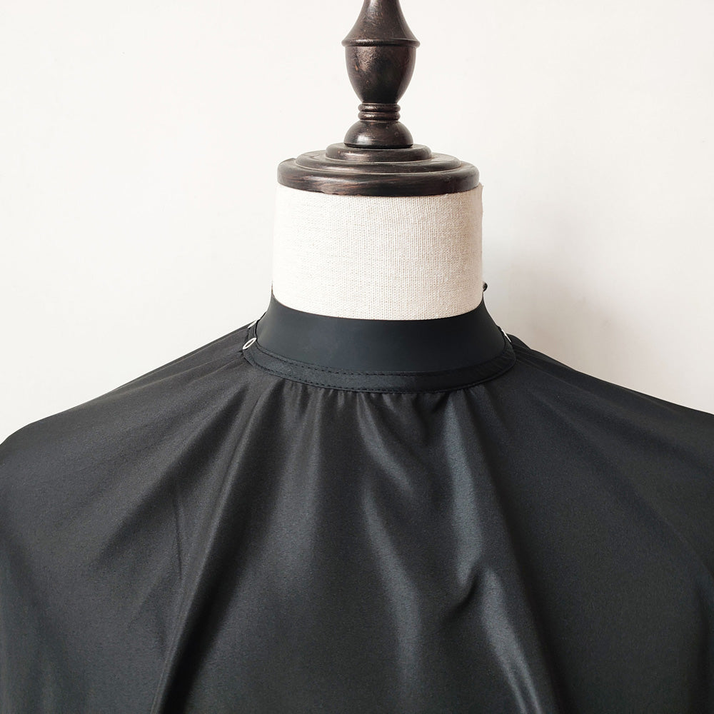 SC05-barber cape shaving cape salon Waterproof Gown Rubber Custom Barber with logo Silicone Neck Capes salontools