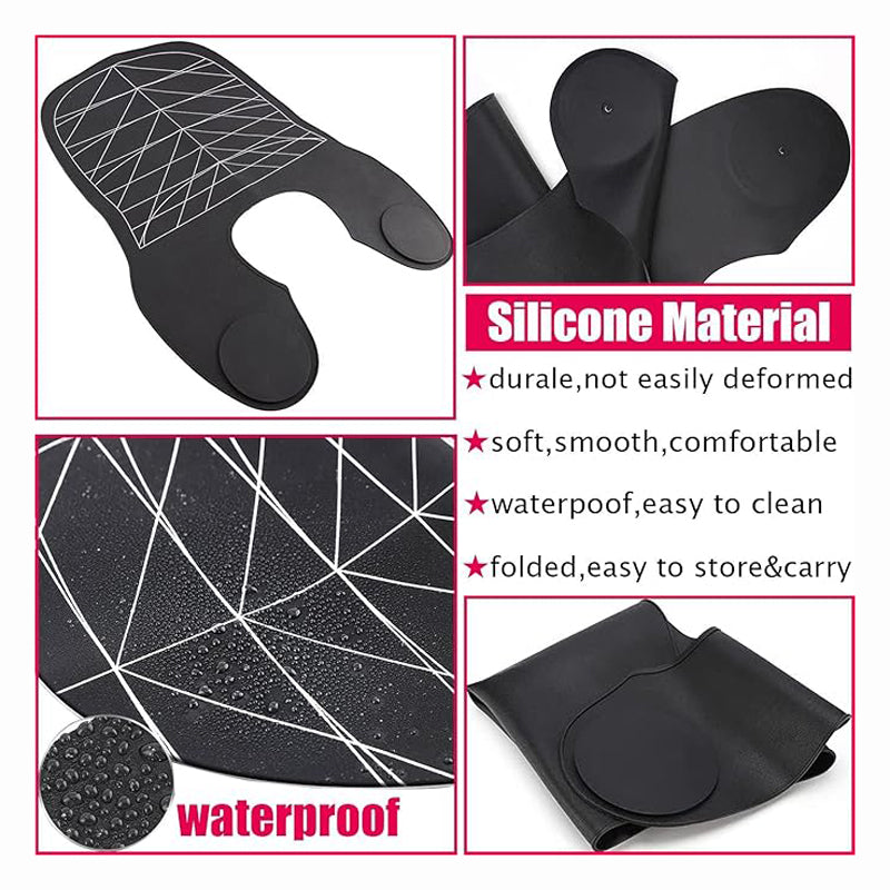 Hair Cutting Cape-Silicone Hair Cutting Waterproof Cutting cape for Hair Stylist