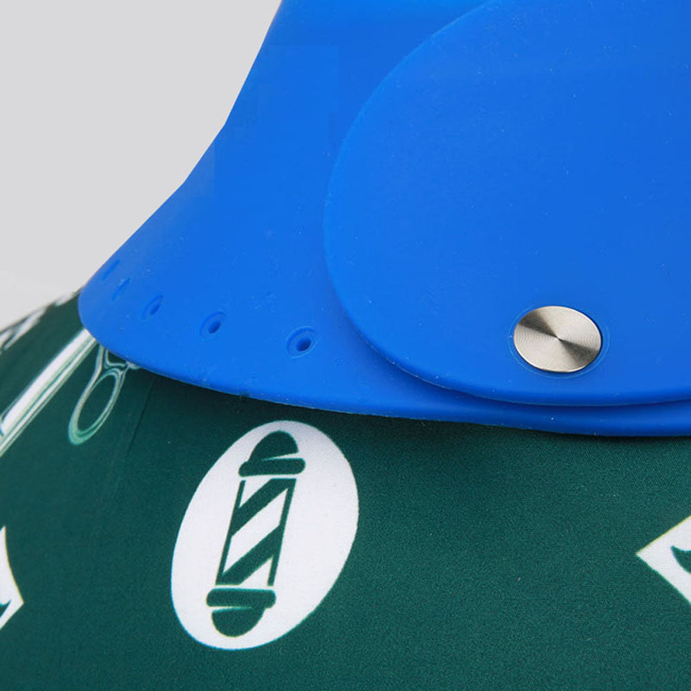 NC06-neck cape silicone neck salon Waterproof Rubber Custom Barber with logo Silicone Neck Capes salontool