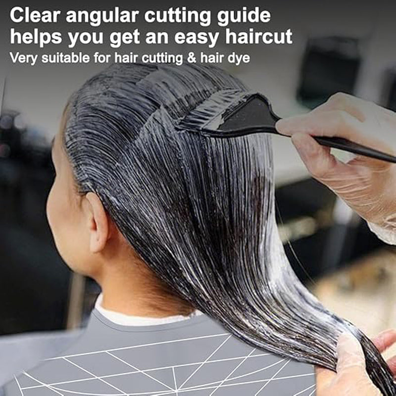 Hair Cutting Cape-Silicone Hair Cutting Waterproof Cutting cape for Hair Stylist