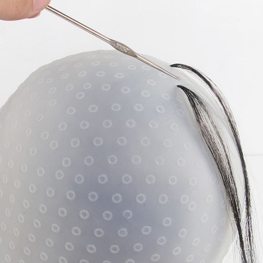 HD01P silicone Pink hair dye cap