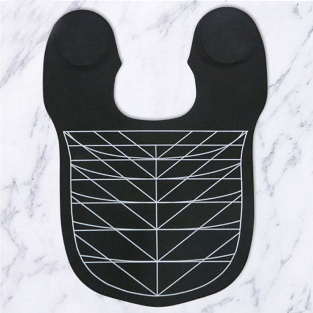 NC05-neck cape silicone neck salon Waterproof Rubber Custom Barber with logo Silicone Neck Capes salontool