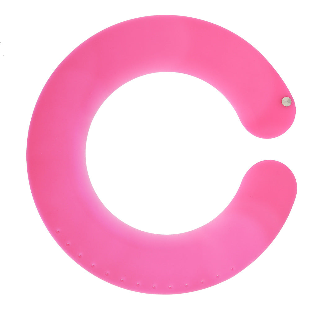 NC06-neck cape silicone neck salon Waterproof Rubber Custom Barber with logo Silicone Neck Capes salontool