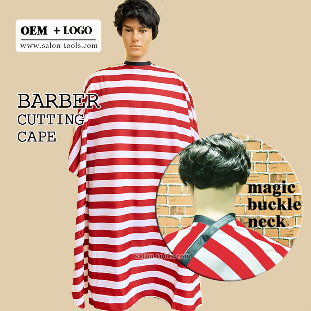 SC03-barber shaving cape salon Waterproof Gown Rubber Custom Barber with logo Silicone Neck Capes