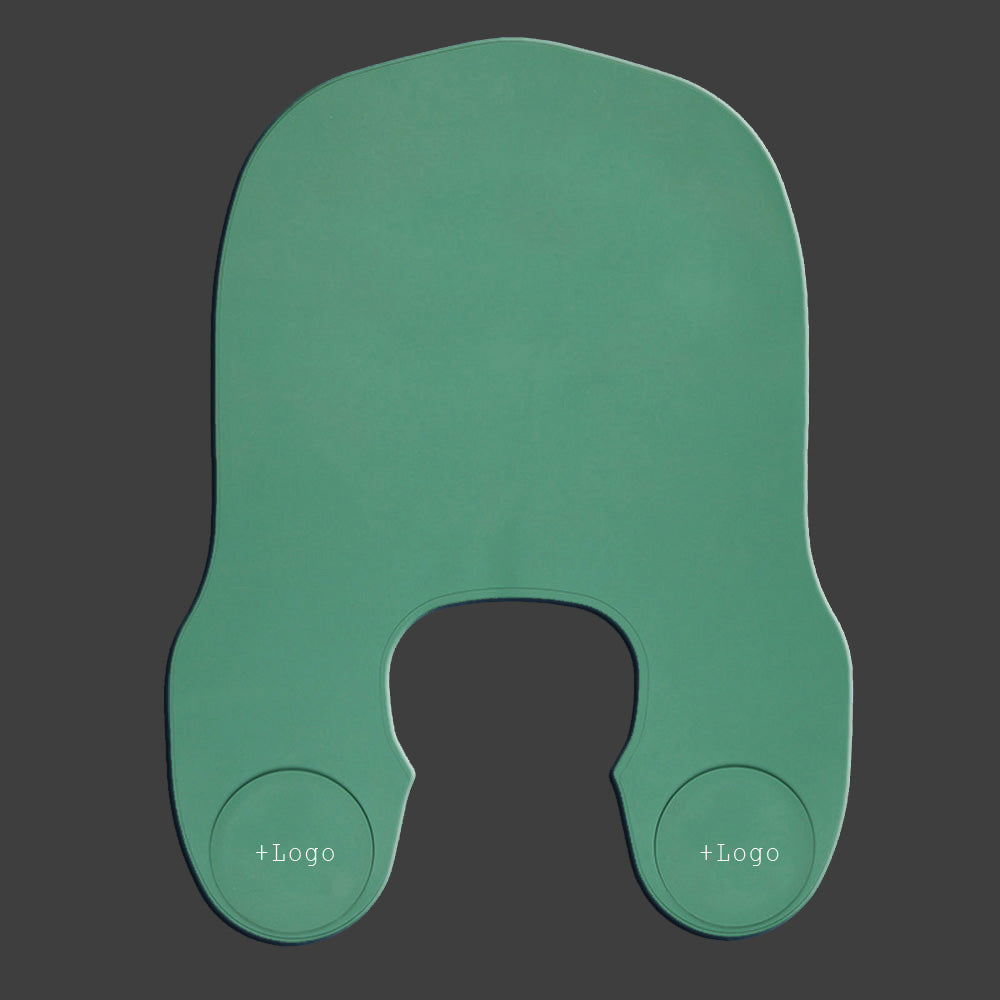 NC05-neck cape silicone neck salon Waterproof Rubber Custom Barber with logo Silicone Neck Capes salontool