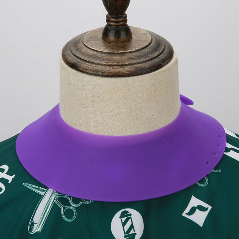 3pcs | neck cape silicone neck salon Waterproof Rubber Custom Barber with logo Silicone Neck Capes salontool