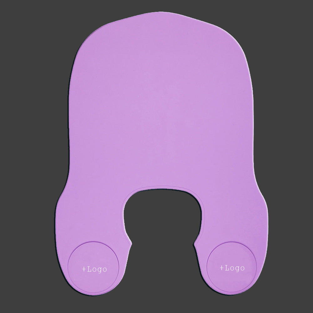 NC05-neck cape silicone neck salon Waterproof Rubber Custom Barber with logo Silicone Neck Capes salontool
