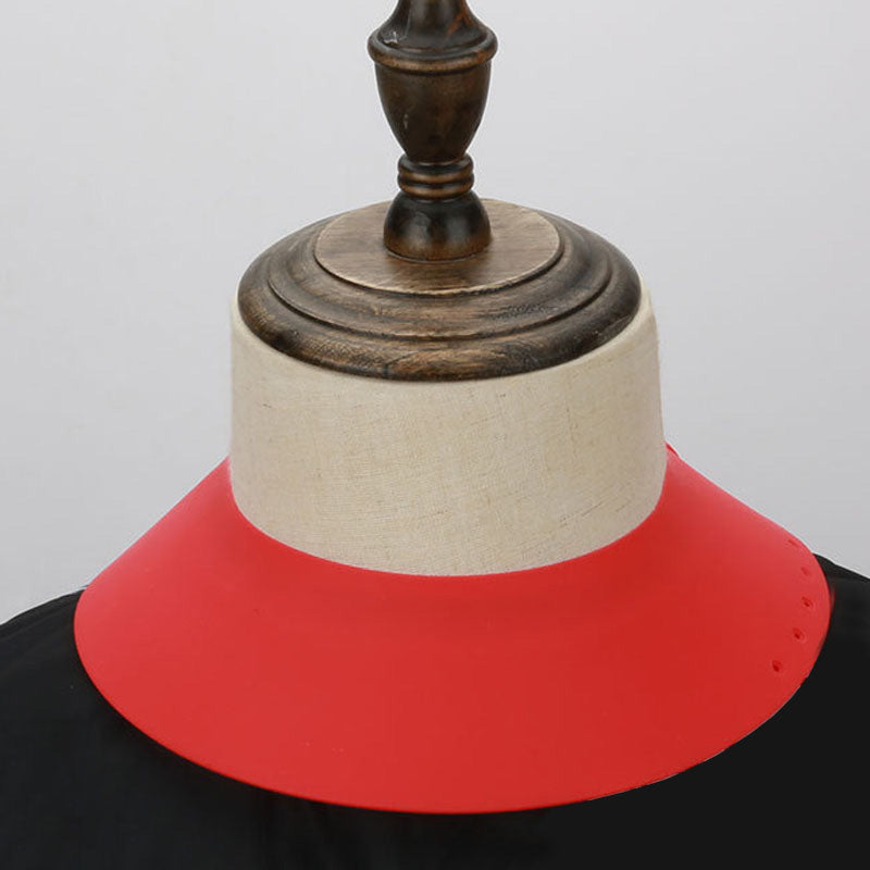 3pcs | neck cape silicone neck salon Waterproof Rubber Custom Barber with logo Silicone Neck Capes salontool