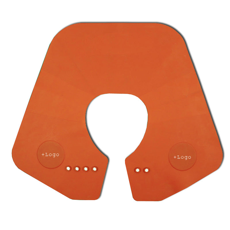 NC04-neck cape silicone neck salon Waterproof Rubber Custom Barber with logo Silicone Neck Capes salontool
