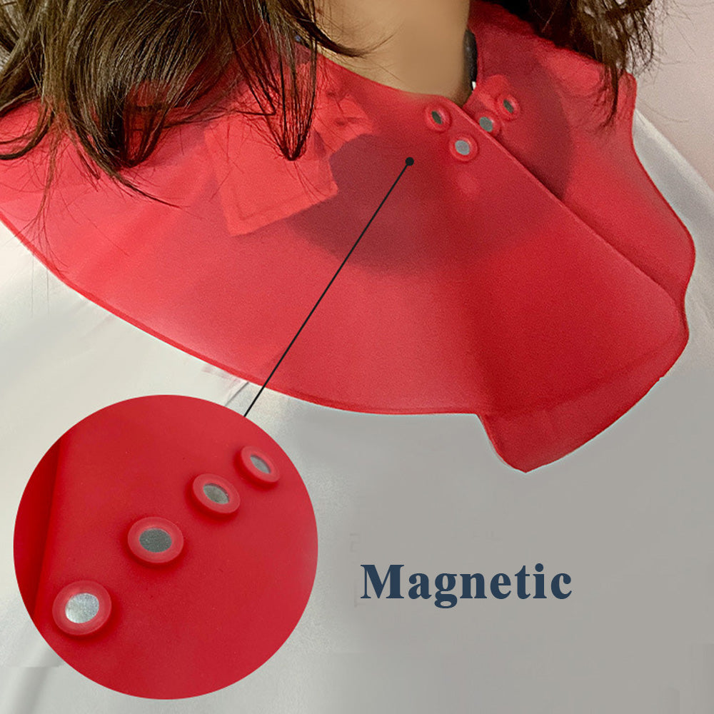 NC03-neck cape silicone neck salon Waterproof Rubber Custom Barber with logo Silicone Neck Capes salontool