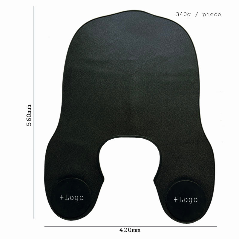 NC05-neck cape silicone neck salon Waterproof Rubber Custom Barber with logo Silicone Neck Capes salontool