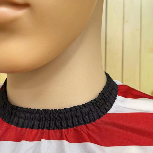 SC02-salontool barber cape shaving cape Waterproof Gown Rubber Custom Barber with logo Silicone Neck Capes