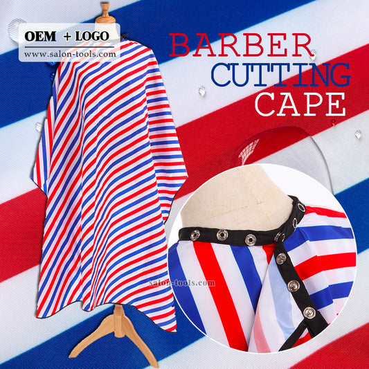 SC04-barber shaving cape Waterproof Gown Rubber Custom Hair Cutting Barber with logo Silicone Neck Cape