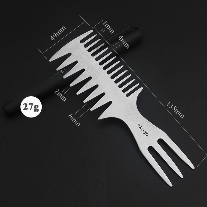 salon barber hair metal combs