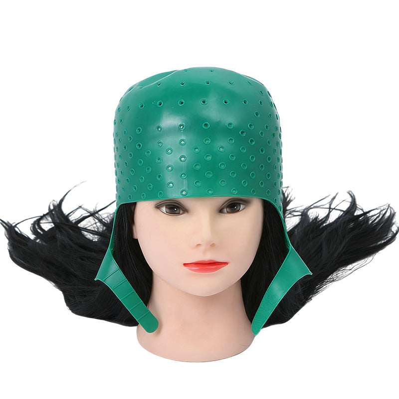HD07-silicone hair dye cap