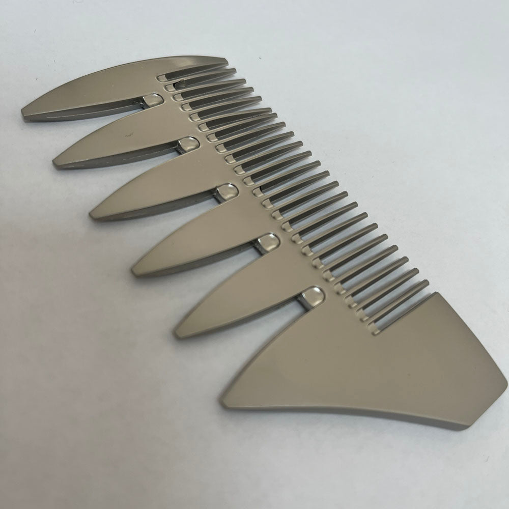salon barber hair metal comb