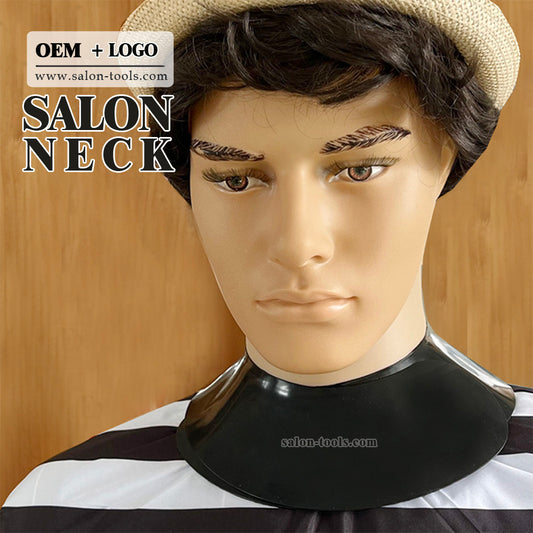 3pcs-neck cape silicone neck salon Waterproof Rubber Custom Barber with logo Silicone Neck Capes salontools