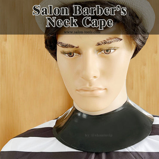 Salon barbers neck cape silicone Waterproof Rubber