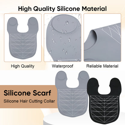 Hair Cutting Cape-Silicone Hair Cutting  Waterproof Cutting cape for Hair Stylist
