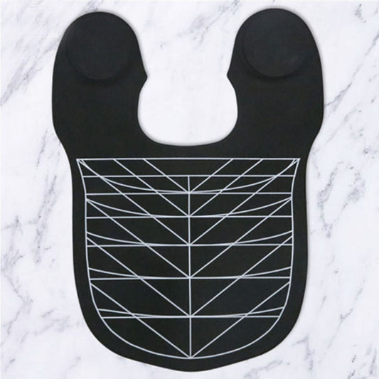 NC05-neck cape silicone neck salon Waterproof Rubber Custom Barber with logo Silicone Neck Capes salontool