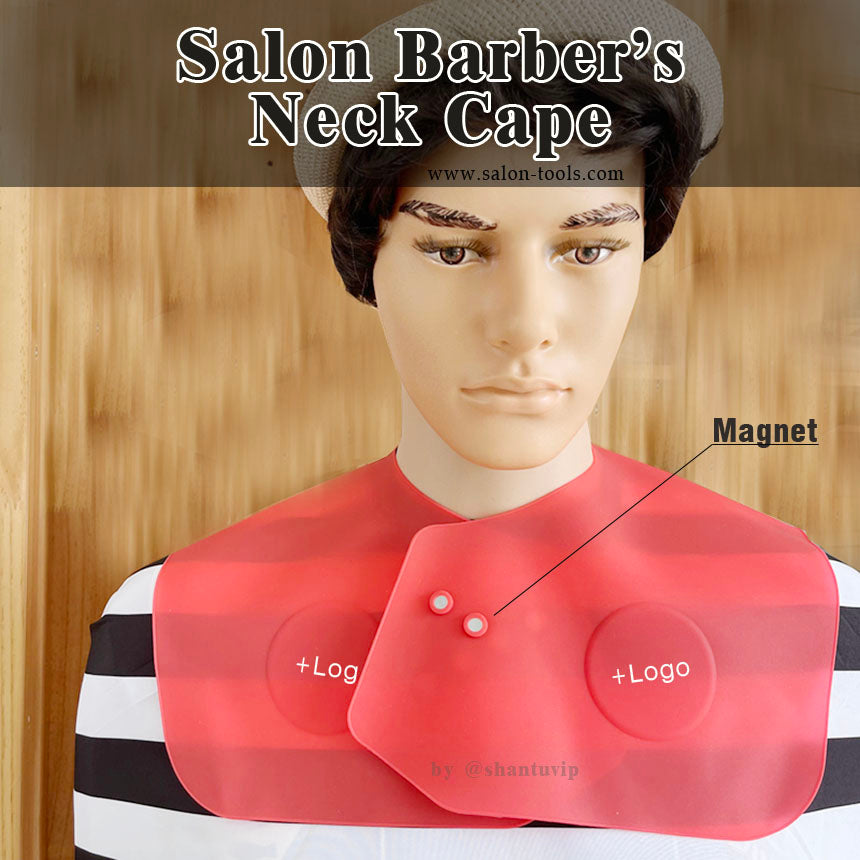 Rubber cape hair neck cape silicone neck salon Rubber